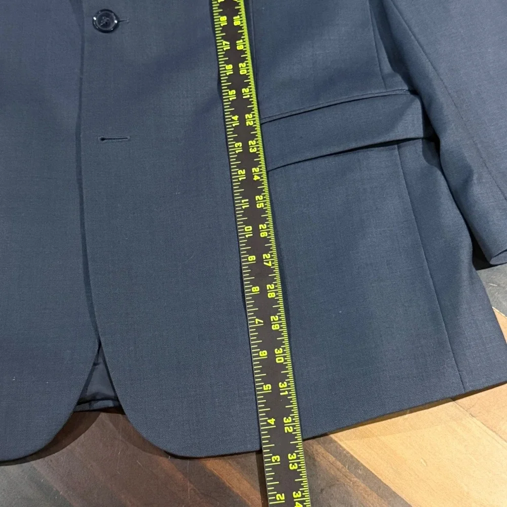 JOS. A. BANK Mens Blazer 43L Slim-Fit Traveler's Collection 100% Wool Sport Coat